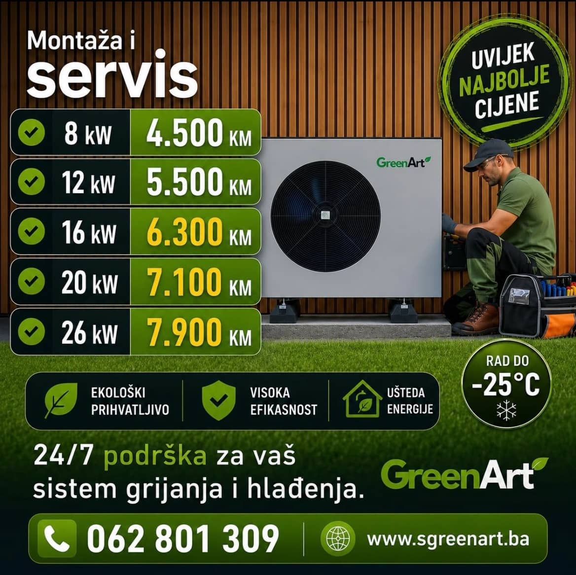 TOPLOTNE PUMPE SGREEN ART