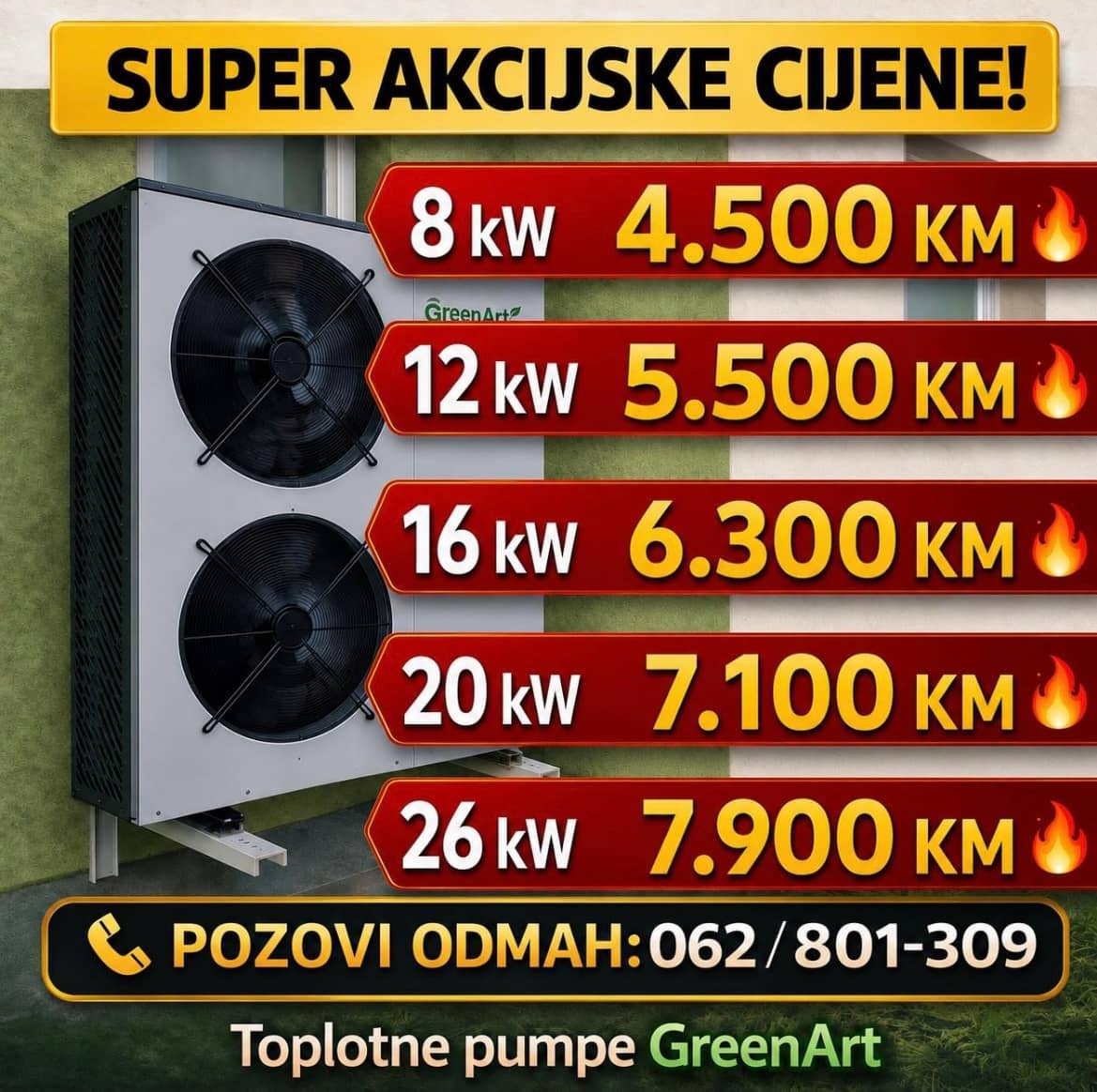 TOPLOTNE PUMPE SGREEN ART